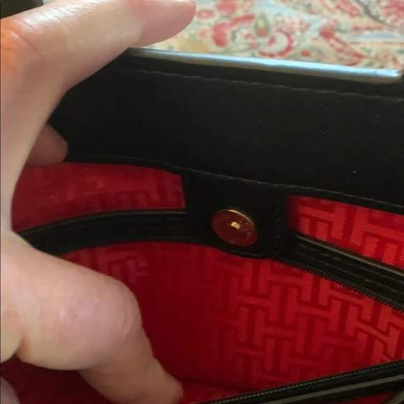 Halston Heritage Black and Tan Crossbody Bag - Picture 7 of 7